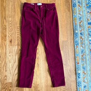 Burgundy Cords by Universal Thread - size 4/ 27 R